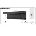 MKO Decorative Wall Mounted Mail Organizer and Key Holder with Tray - 6 Stainless Steel Key Hooks for Hallway Kitchen Farmhouse Decor (Black) - Image 8