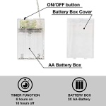 CozyHome - 5.5YD photo string with clips battery with timer remote | 30x light clips led | hanging fairy picture indoor | photo lights with clips | clip lights for girl pictures | teen girl room decor - Image 5