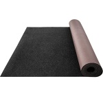 Happybuy Boat Carpet, 6 ft x 18 ft Marine Carpet for Boats, Waterproof Black Indoor Outdoor Carpet with Marine Backing Anti-Slide Marine Grade Boat Carpet Cuttable Easy to Clean Patio Rugs Deck Rug