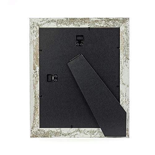 kennethan Rotten White 5x7 inch Picture Frame Wide Molding - Wall Mounting Material Included - Image 2