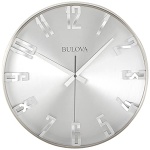 Bulova C4846 Director Wall Clock, Satin Pewter Finish - Image 4