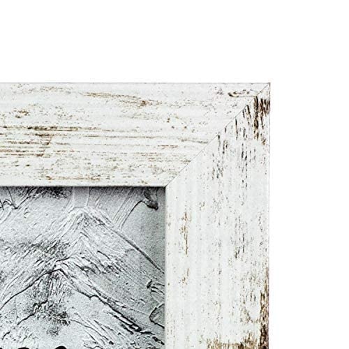 kennethan Rotten White 5x7 inch Picture Frame Wide Molding - Wall Mounting Material Included - Image 4