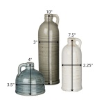 Sullivans Ceramic Jug Vase Set, Farmhouse Decor, Kitchen, Bedroom, Office, Living Room, Bathroom, & Coffee Table Centerpiece Decorations, Vases for Decor, Mantle & Shelf Decor (CM2431) - Image 9