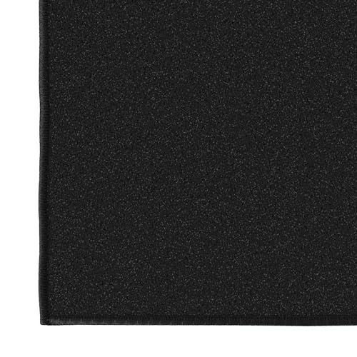 Machine Washable Modern Solid Design Non-Slip Rubberback 2x3 Traditional Area Rug for Entryway, Bedroom, Kitchen, Bathroom, 2'3" x 3', Black - Image 5