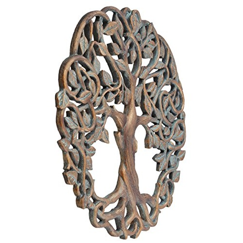 Old River Outdoors Tree of Life Wall Plaque 11 5/8 Inches Decorative Celtic Garden Art Sculpture for Living Room - Image 2