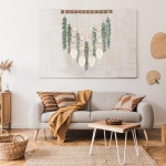 Sggvecsy 21’’ Eucalyptus Wall Hanging Decor Artificial Eucalyptus Plant Fake Greenery Leaves Boho Wall Decor with Wooden Stick for Bedroom Bathroom Kitchen Rustic Farmhouse Home Living Room Decoration - Image 5