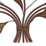 Deco 79 Metal Leaf Home Decor Sculpture, Wall Art 47" x 1" x 14", Brown - Image 10