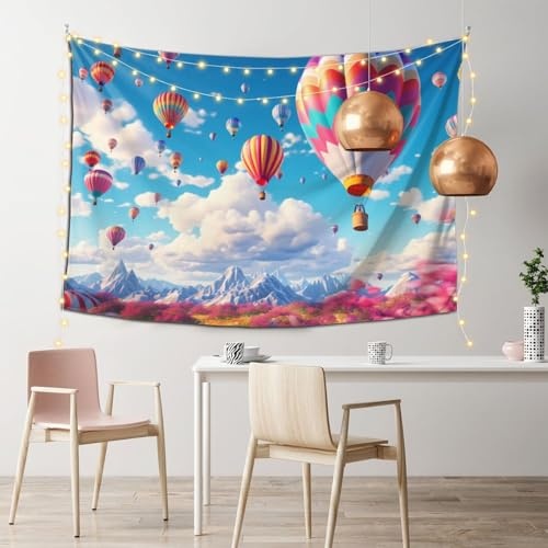 Bedbliss Hot Air Balloon Wall Tapestry - Festive Home Decor And Versatile Accent 40x60in - Image 7