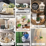 Kate Aspen Rustic Farmhouse White Candle Holder, Wedding, Centerpiece Table, Home, Shelf, 5 inch Decorative Lantern - Image 5