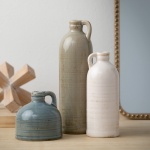 Sullivans Ceramic Jug Vase Set, Farmhouse Decor, Kitchen, Bedroom, Office, Living Room, Bathroom, & Coffee Table Centerpiece Decorations, Vases for Decor, Mantle & Shelf Decor (CM2431) - Image 5