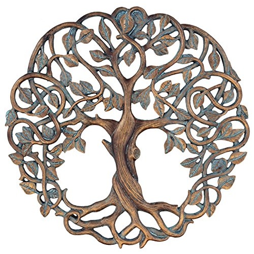 Old River Outdoors Tree of Life Wall Plaque 11 5/8 Inches Decorative Celtic Garden Art Sculpture for Living Room - Image 1
