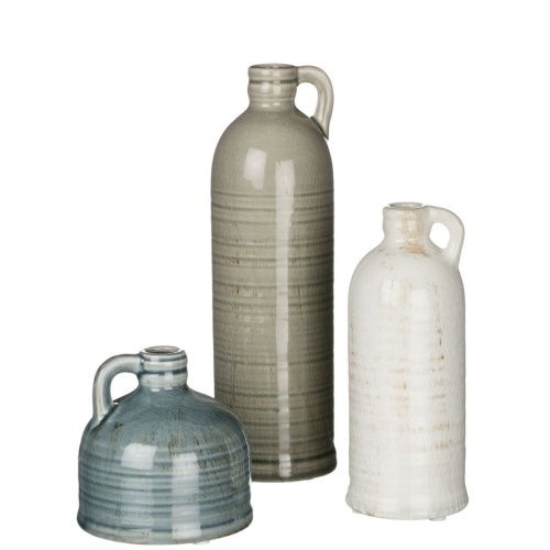 Sullivans Ceramic Jug Vase Set, Farmhouse Decor, Kitchen, Bedroom, Office, Living Room, Bathroom, & Coffee Table Centerpiece Decorations, Vases for Decor, Mantle & Shelf Decor (CM2431) - Image 4