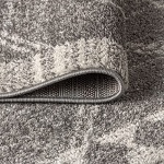 JONATHAN Y MOH200C-8 Amir Moroccan Beni Souk Indoor Area-Rug Bohemian Farmhouse Rustic Geometric Easy-Cleaning Bedroom Kitchen Living Room Non Shedding, 8 X 10, Gray,cream - Image 3