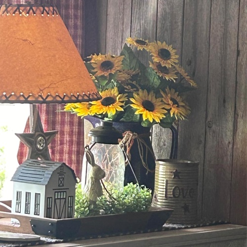 mofgkuz Sunflowers Aartificial Flowers, Sunflower Simulation Flower Decoration, Outdoor Indoor Home Office Parties Wedding Birthday Party, Yellow Summer Decor 5PCS - Image 2