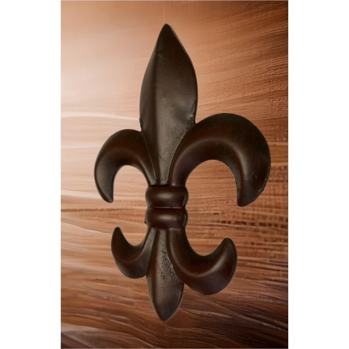 Top Brass 6" Metal Fleur De Lis Wall Decor Art (3 Pack) - New Orleans Style Home Decor - Image 6