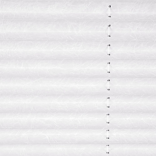 CALYX INTERIORS Pleated Fabric Window Shade, Light Filtering, Cordless, 46.5" W x 48" H, White - Image 2