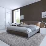 LOCHAS Ultra Soft Indoor Modern Area Rugs Fluffy Living Room Carpets for Children Bedroom Home Decor Nursery Rug 4x5.3 Feet, Gray - Image 8