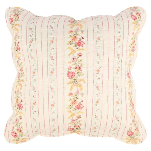 Greenland Home Antique Rose Pillow Set, 18 x 18 inches each (x2), Blue 2 Count - Image 4