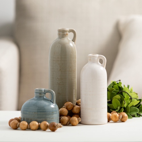 Sullivans Ceramic Jug Vase Set, Farmhouse Decor, Kitchen, Bedroom, Office, Living Room, Bathroom, & Coffee Table Centerpiece Decorations, Vases for Decor, Mantle & Shelf Decor (CM2431) - Image 8
