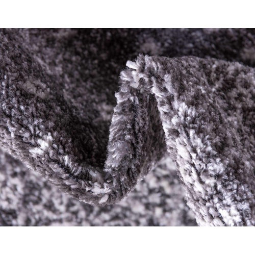 Unique Loom Bromley Collection Area Rug - Midnight (3' 1" Round, Dark Gray/ Gray) - Image 4