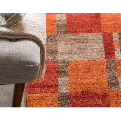 Unique Loom Autumn Collection Area Rug - Providence (2' x 6' 1" Runner, Multi/ Beige) - Image 6