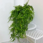 2Pcs Artificial Eucalyptus Teardrop Wreath Greenery Swag, 35 Inch Long Hanging Eucalyptus Leaves Fake Plant Garland, Spring Summer Teardrop Swag for Front Door Indoor Outdoor Wall Window Decor - Image 5