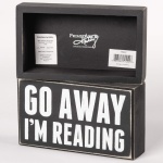 Primitives by Kathy 19422 Box Sign, 7" x 4", I'm Reading - Image 3