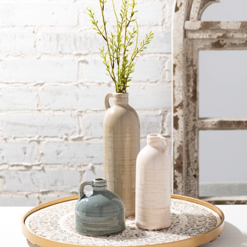 Sullivans Ceramic Jug Vase Set, Farmhouse Decor, Kitchen, Bedroom, Office, Living Room, Bathroom, & Coffee Table Centerpiece Decorations, Vases for Decor, Mantle & Shelf Decor (CM2431) - Image 1