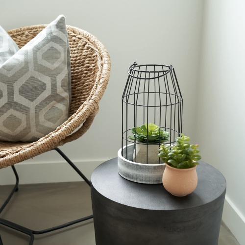 Rustic Farmhouse Lantern Decor - Stylish Decorative Lanterns for Your Living Room, Fireplace Mantle or Kitchen Dining Table - Modern Upscale Beauty for Your Entire Home - Image 4