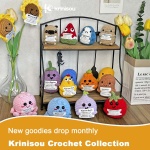 Krinisou Positive Crochet Shark Gifts, Crocheted Emotional Support Animal, Unique Birthday Gift for Shark Lovers Friends Women Men 1Pc - Image 3