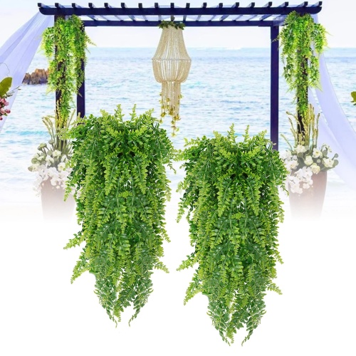 2Pcs Artificial Eucalyptus Teardrop Wreath Greenery Swag, 35 Inch Long Hanging Eucalyptus Leaves Fake Plant Garland, Spring Summer Teardrop Swag for Front Door Indoor Outdoor Wall Window Decor - Image 3
